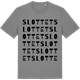 Mid Heather Gray t-shirt med Slottet ordlek t-shirt