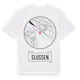 White t-shirt med Slussen t-shirt