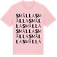 Pink Cotton t-shirt med Smälla ordlek t-shirt