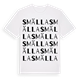 White t-shirt med Smälla ordlek t-shirt