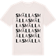 Vintage White t-shirt med Smälla ordlek t-shirt