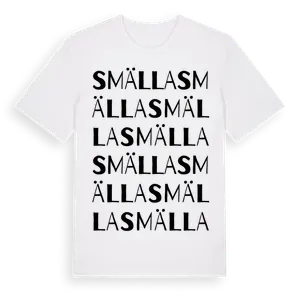 Smälla ordlek t-shirt – ekologisk bomull t-shirt från Pinshirt
