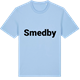 Blue Soul t-shirt med Smedby fetstil t-shirt