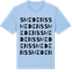 Blue Soul t-shirt med Smedens ordlek t-shirt