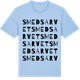 Blue Soul t-shirt med Smedsarvet ordlek t-shirt