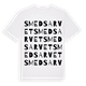 White t-shirt med Smedsarvet ordlek t-shirt