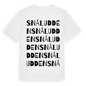 Snåludden ordlek t-shirt – ekologisk bomull t-shirt från Pinshirt