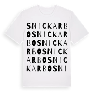 Snickarbo ordlek t-shirt – ekologisk bomull t-shirt från Pinshirt