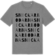 Mid Heather Gray t-shirt med Snickarbodarna ordlek t-shirt