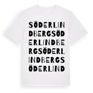 Söder Lindberg ordlek t-shirt – ekologisk bomull t-shirt från Pinshirt