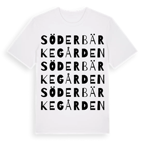 Söderbärkegården ordlek t-shirt – ekologisk bomull t-shirt från Pinshirt
