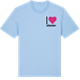 Blue Soul t-shirt med Jag älskar Söderby t-shirt litet tryck
