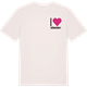 Vintage White t-shirt med Jag älskar Söderby t-shirt litet tryck