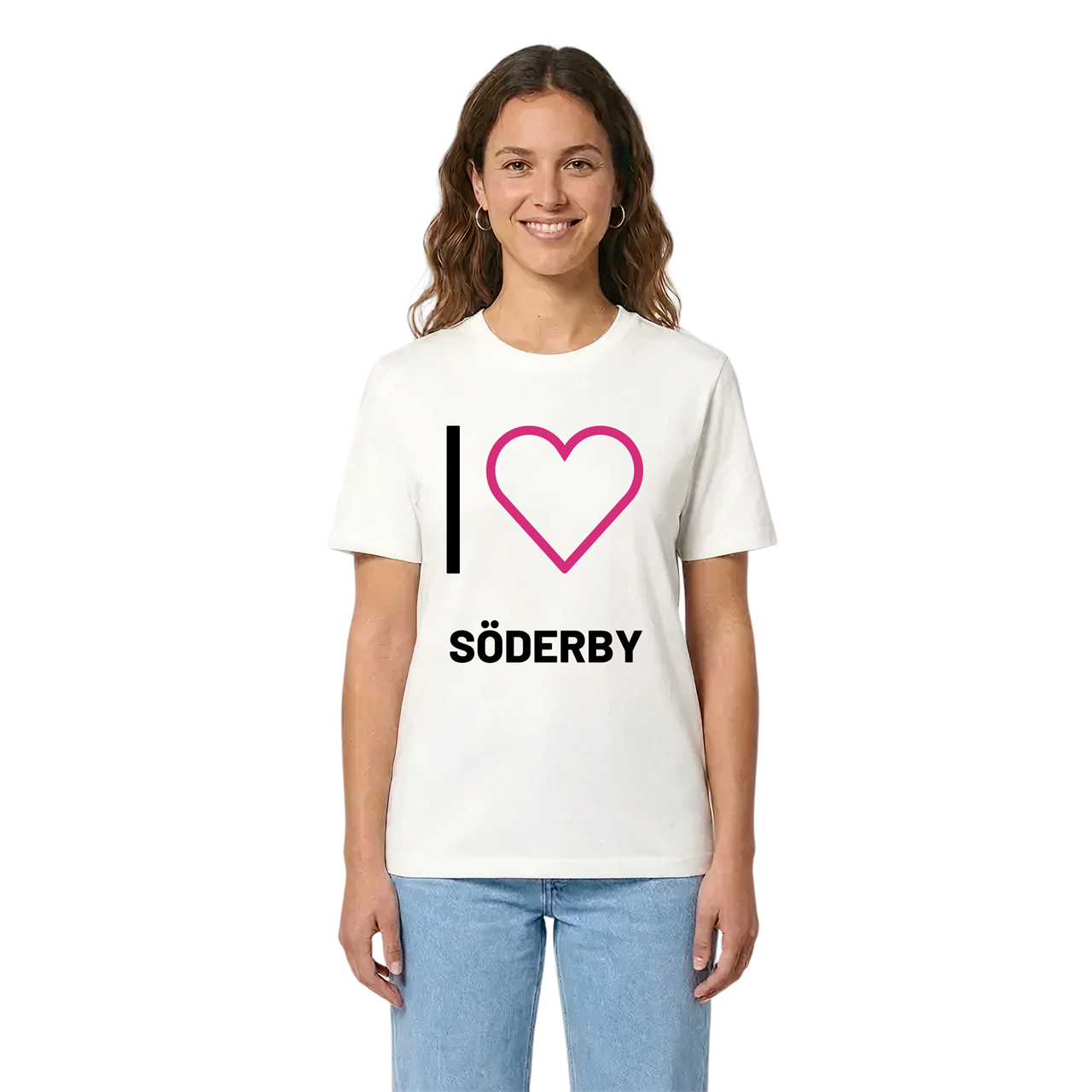 Jag älskar Söderby t-shirt stort tryck i miljö