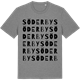 Mid Heather Gray t-shirt med Söderby ordlek t-shirt