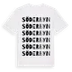 White t-shirt med Söderbyn ordlek t-shirt