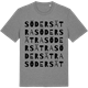 Mid Heather Gray t-shirt med Södersätra ordlek t-shirt