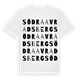 Södra Avradsberg ordlek t-shirt