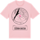 Pink Cotton t-shirt med Södra Backa t-shirt