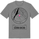 Mid Heather Gray t-shirt med Södra Backa t-shirt