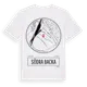 White t-shirt med Södra Backa t-shirt
