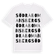 Södra Bomansberg ordlek t-shirt