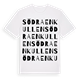 Södra Enkullen ordlek t-shirt