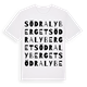 Södra Lyberget ordlek t-shirt