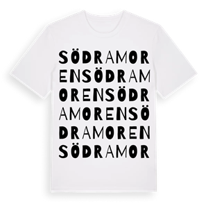 Södra Moren ordlek t-shirt – ekologisk bomull t-shirt från Pinshirt