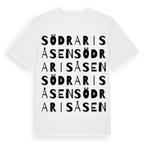 Södra Risåsen ordlek t-shirt – ekologisk bomull t-shirt från Pinshirt