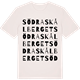 Vintage White t-shirt med Södra Skålberget ordlek t-shirt