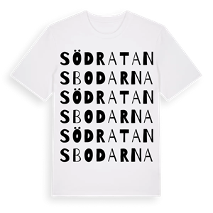 Södra Tansbodarna ordlek t-shirt – ekologisk bomull t-shirt från Pinshirt