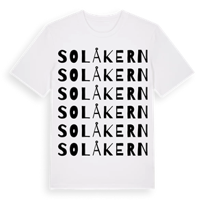 Solåkern ordlek t-shirt – ekologisk bomull t-shirt från Pinshirt