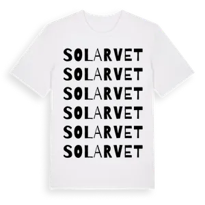 Solarvet ordlek t-shirt – ekologisk bomull t-shirt från Pinshirt