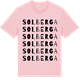 Pink Cotton t-shirt med Solberga ordlek t-shirt