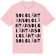 Pink Cotton t-shirt med Solgläntan ordlek t-shirt