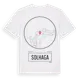 White t-shirt med Solhaga t-shirt