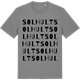 Mid Heather Gray t-shirt med Solhult ordlek t-shirt