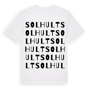 Solhult ordlek t-shirt – ekologisk bomull t-shirt från Pinshirt