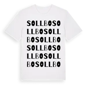 Sollbo ordlek t-shirt – ekologisk bomull t-shirt från Pinshirt