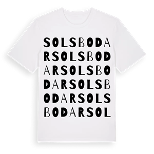 Sols bodar ordlek t-shirt – ekologisk bomull t-shirt från Pinshirt