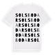 Sols bodar ordlek t-shirt