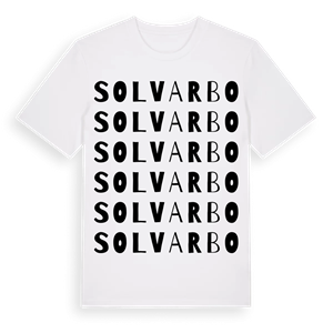 Solvarbo ordlek t-shirt – ekologisk bomull t-shirt från Pinshirt
