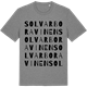 Mid Heather Gray t-shirt med Solvarboravinen ordlek t-shirt