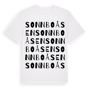 Sonnboåsen ordlek t-shirt – ekologisk bomull t-shirt från Pinshirt