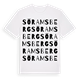Sör Amsberg ordlek t-shirt