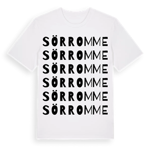 Sör Romme ordlek t-shirt – ekologisk bomull t-shirt från Pinshirt