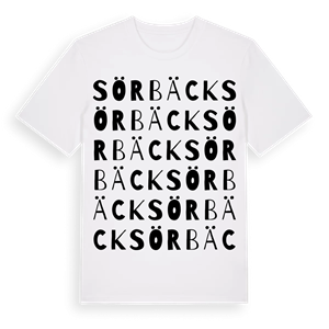 Sörbäck ordlek t-shirt – ekologisk bomull t-shirt från Pinshirt