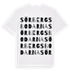 Sörbergsbodarna ordlek t-shirt