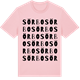 Pink Cotton t-shirt med Sörbo ordlek t-shirt
